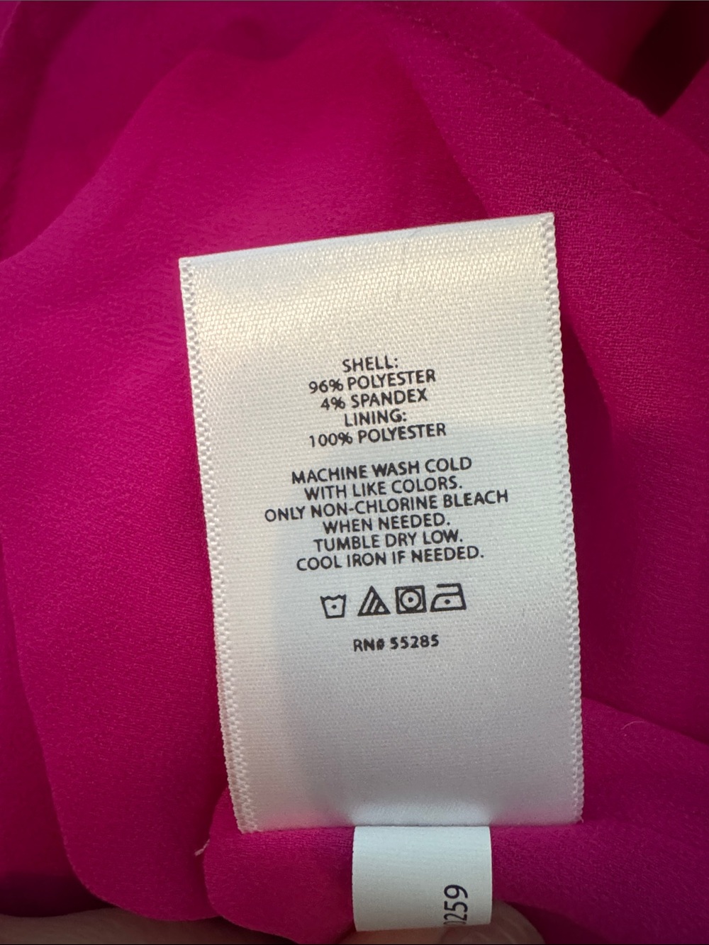 Express Hot Pink V-Neck Spaghetti Strap Cami - Large - NWT - Picture 3 of 3